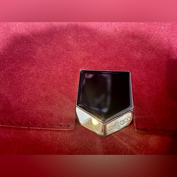 Jimmy Choo Suede Lockett Bag - Picture 3 of 6